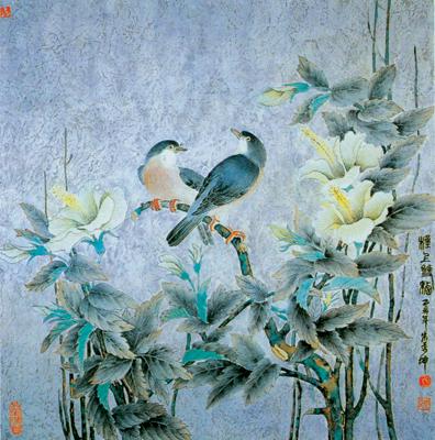 傳統(tǒng)花鳥畫技法解析 疏密關(guān)系