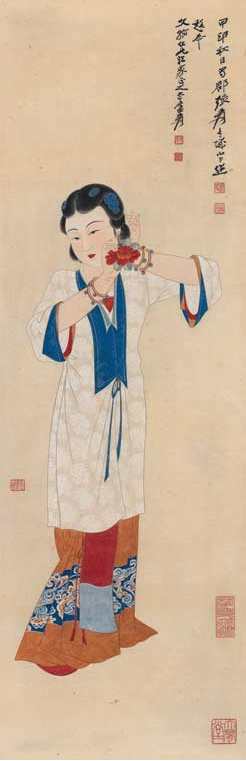 張大千 仕女